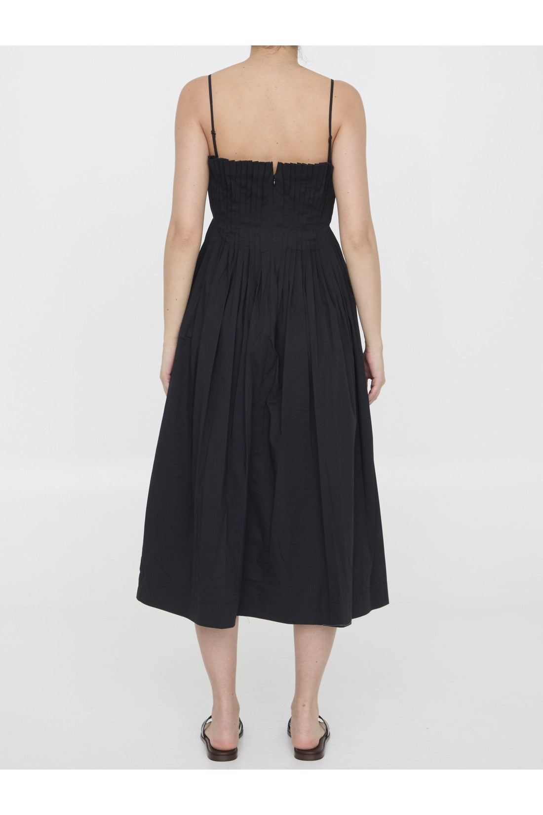 STAUD-OUTLET-SALE-Midi Bella dress-ARCHIVIST