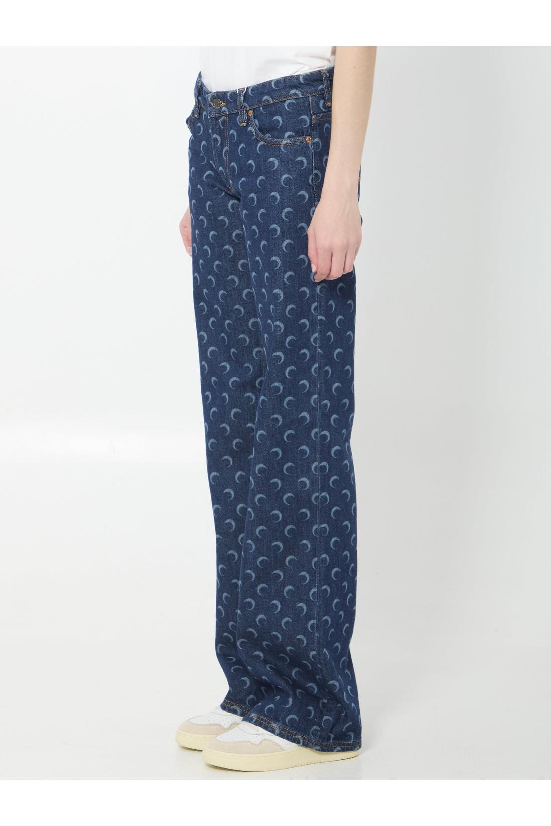 Midnight Bootcut jeans-Jeans-Marine Serre-OUTLET-ARCHIVIST-ARCHIVE-SALE