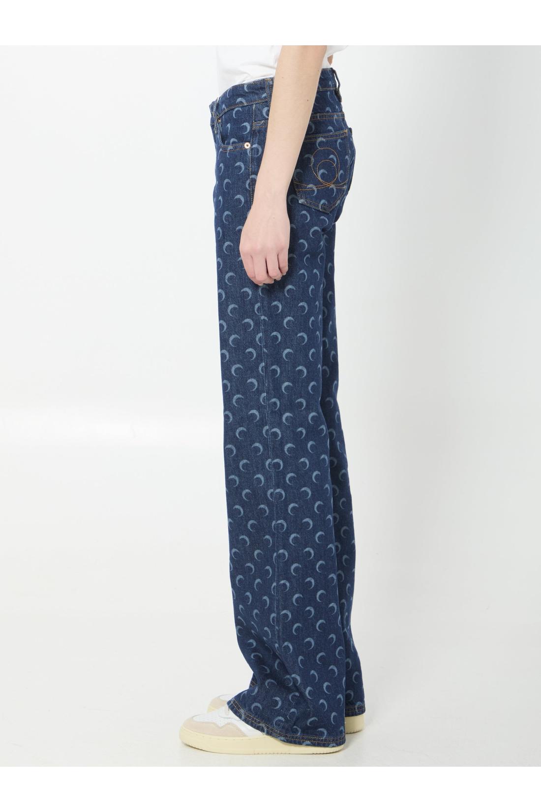 Midnight Bootcut jeans-Jeans-Marine Serre-OUTLET-ARCHIVIST-ARCHIVE-SALE