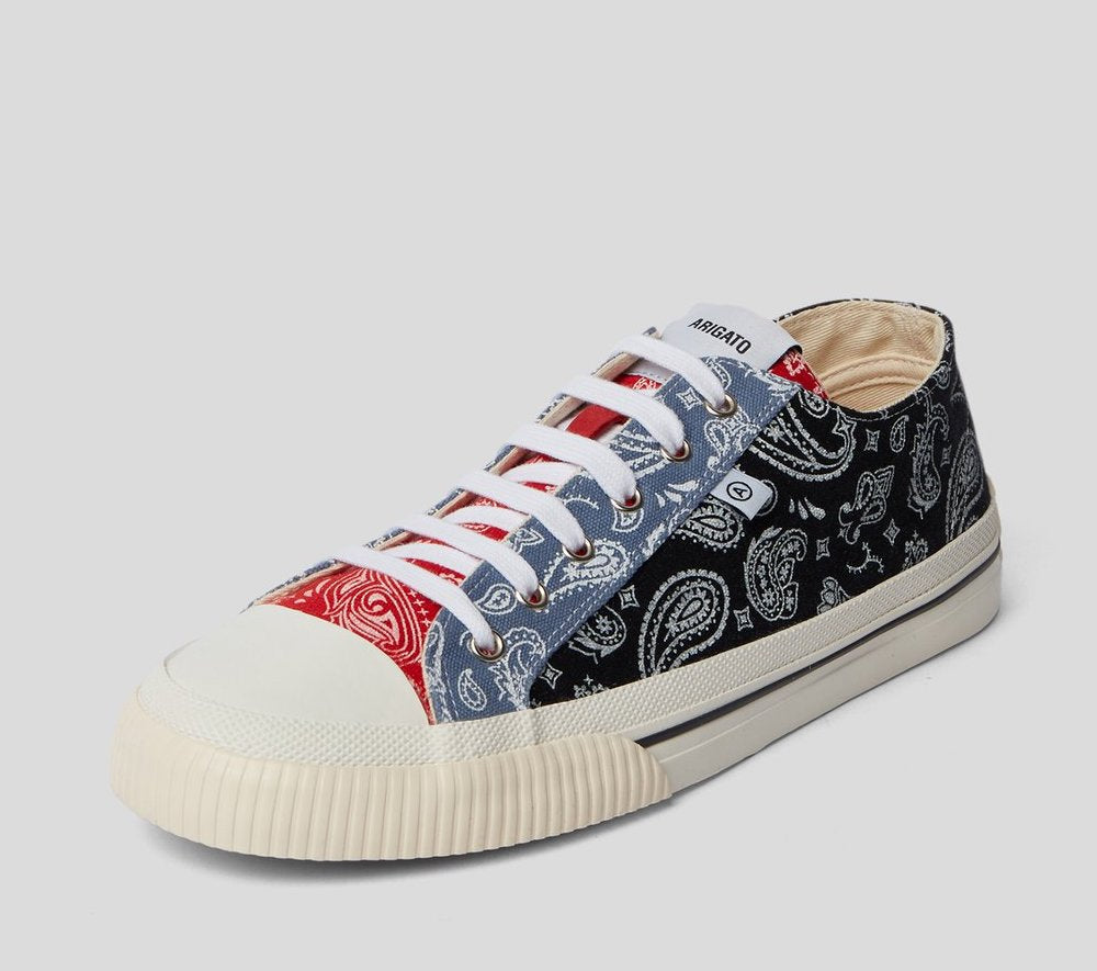 Axel Arigato-OUTLET-SALE-Midnight Low Paisley Print Sneakers-ARCHIVIST