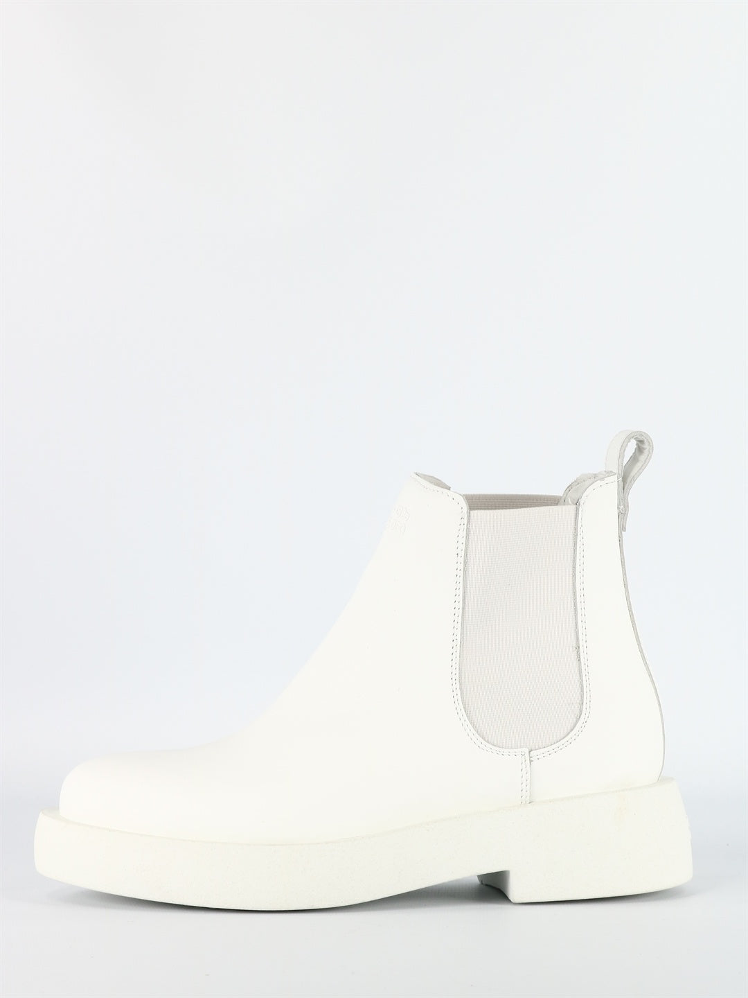 CLARKS-OUTLET-SALE-Mileno Chelsea White Leather-ARCHIVIST