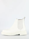 CLARKS-OUTLET-SALE-Mileno Chelsea White Leather-ARCHIVIST