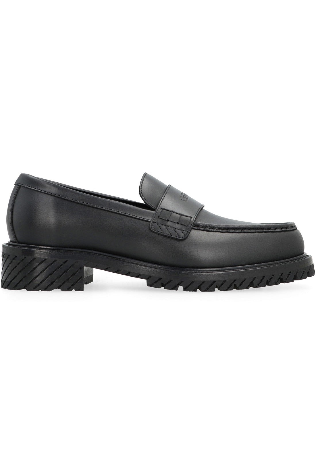 Off-White-OUTLET-SALE-Military leather loafers-ARCHIVIST