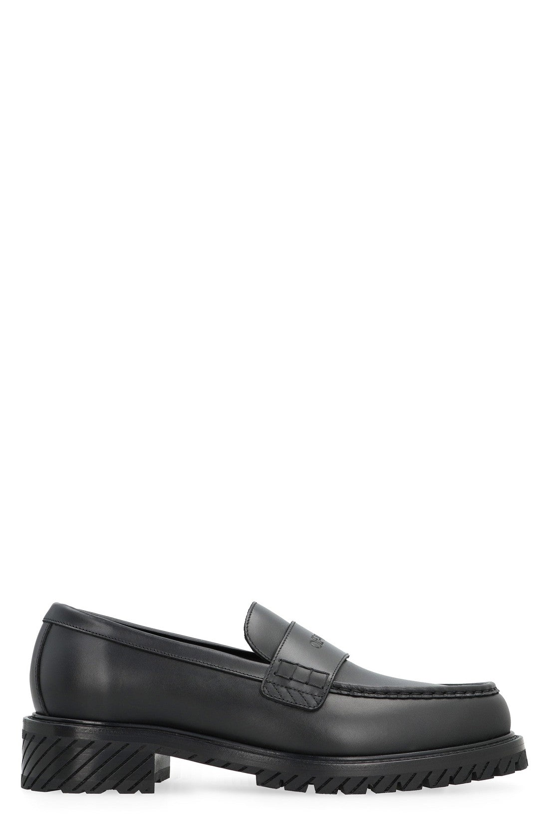 Off-White-OUTLET-SALE-Military leather loafers-ARCHIVIST