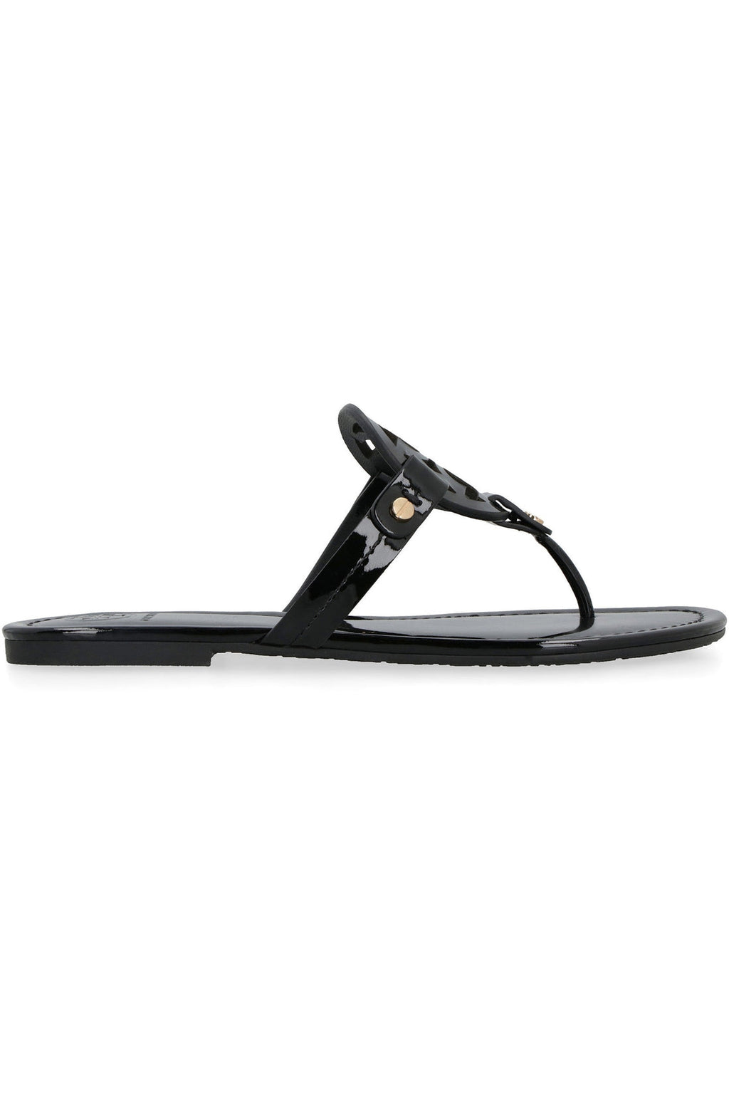 Tory Burch-OUTLET-SALE-Miller patent leather thong-sandals-ARCHIVIST