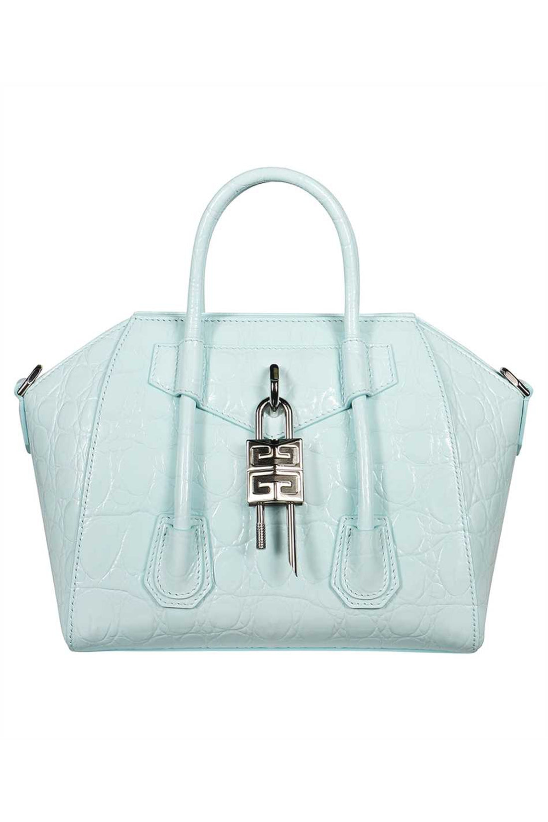 Givenchy-OUTLET-SALE-Mini Antigona Lock leather handbag-ARCHIVIST