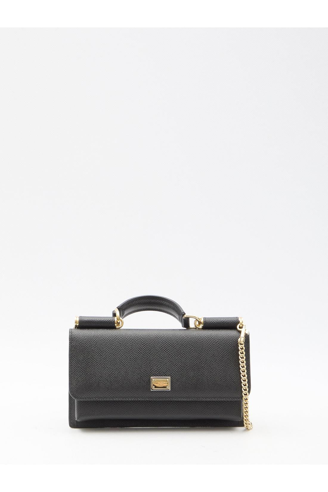 Dolce & Gabbana-OUTLET-SALE-Mini Bag in calf leather-ARCHIVIST