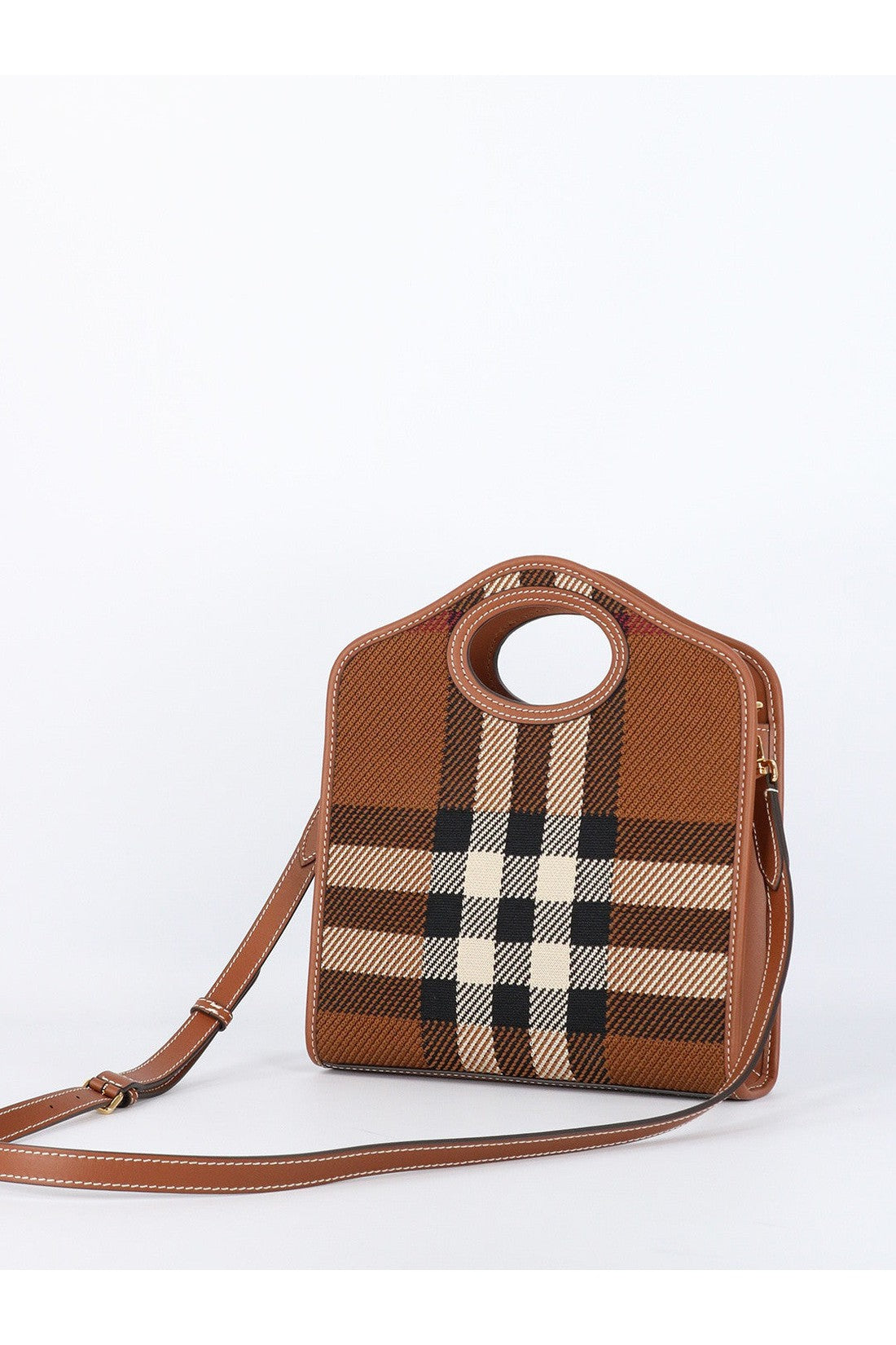 BURBERRY-OUTLET-SALE-Mini Check Pocket bag-ARCHIVIST