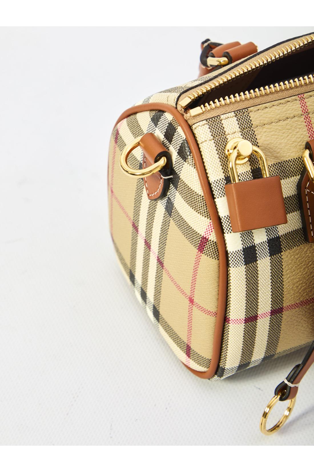 Burberry-OUTLET-SALE-Mini Check bowling bag-ARCHIVIST