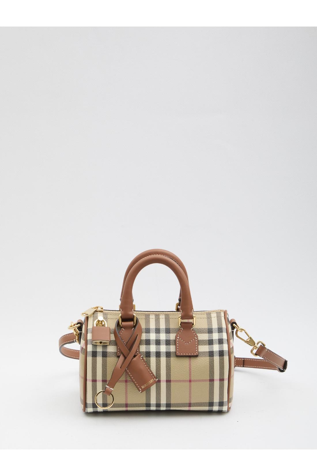 Burberry-OUTLET-SALE-Mini Check bowling bag-ARCHIVIST