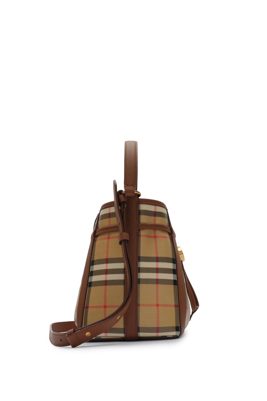 Burberry-OUTLET-SALE-Mini Check bucket bag-ARCHIVIST