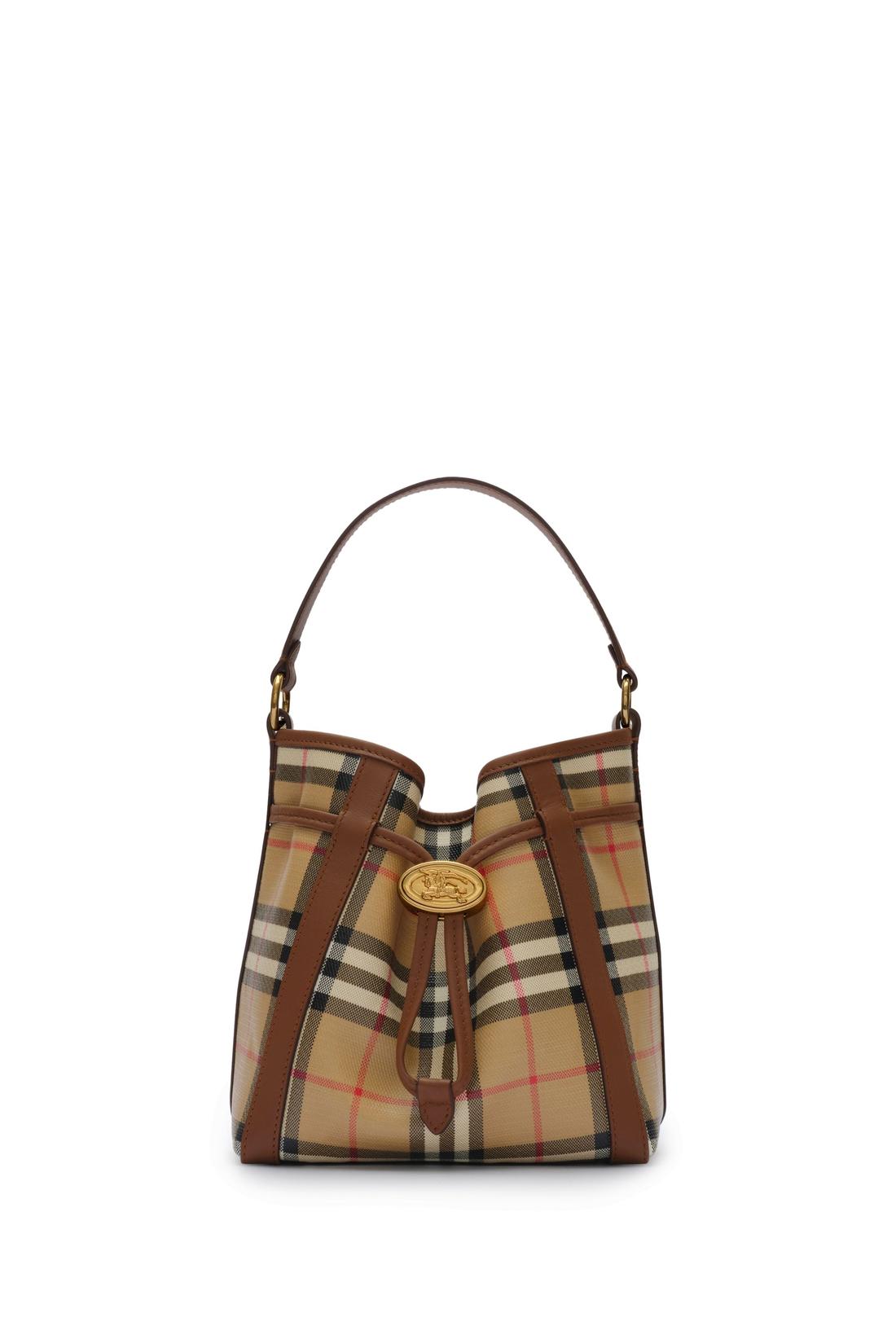 Burberry-OUTLET-SALE-Mini Check bucket bag-ARCHIVIST