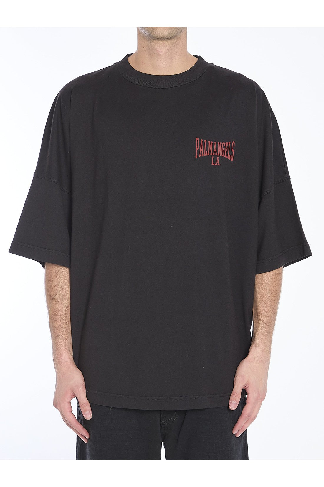 PALM ANGELS-OUTLET-SALE-Mini College t-shirt-ARCHIVIST