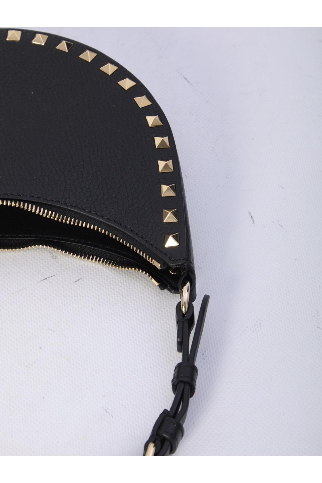 Valentino Garavani-OUTLET-SALE-Mini Rockstud hobo bag-ARCHIVIST