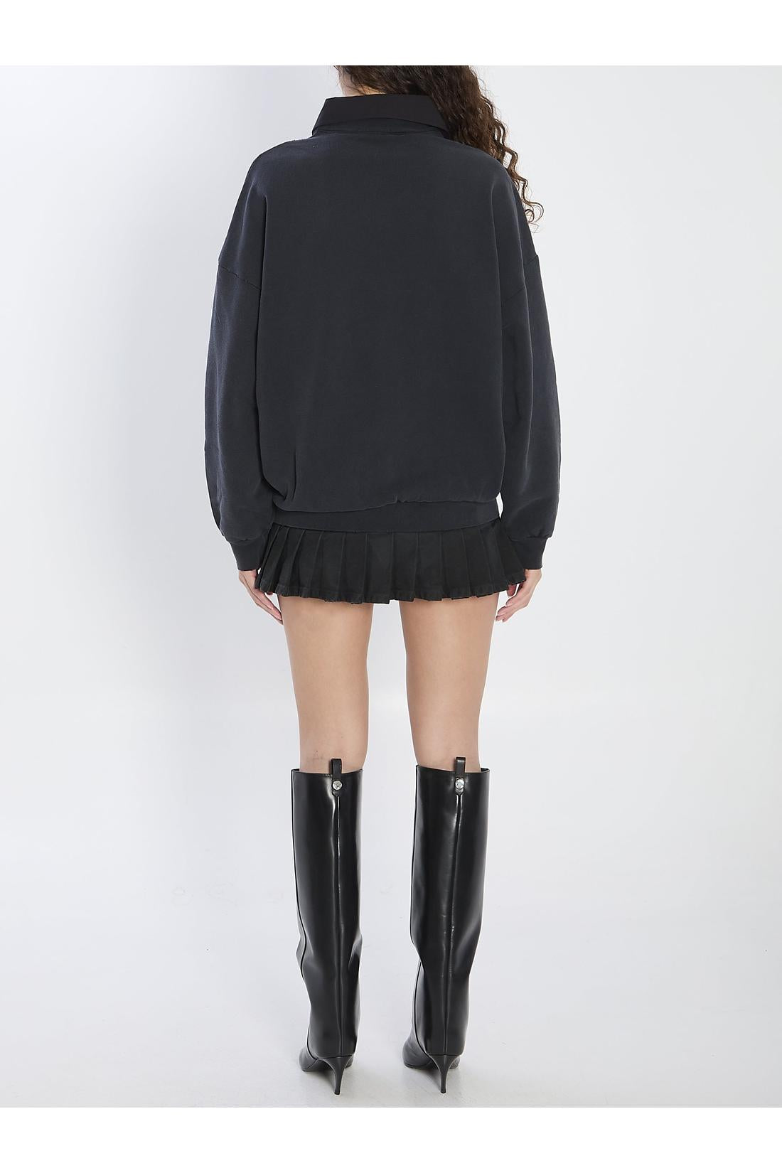 Balenciaga-OUTLET-SALE-Mini dress in cotton-ARCHIVIST