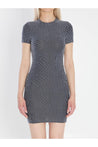 Alexander Wang-OUTLET-SALE-Mini dress in graphite-ARCHIVIST