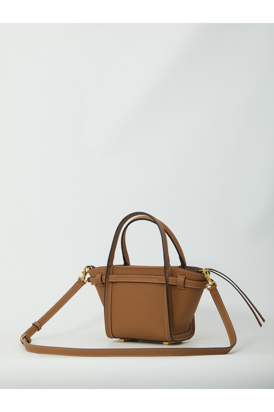 Tod'S-OUTLET-SALE-Mini leather shopping bag-ARCHIVIST