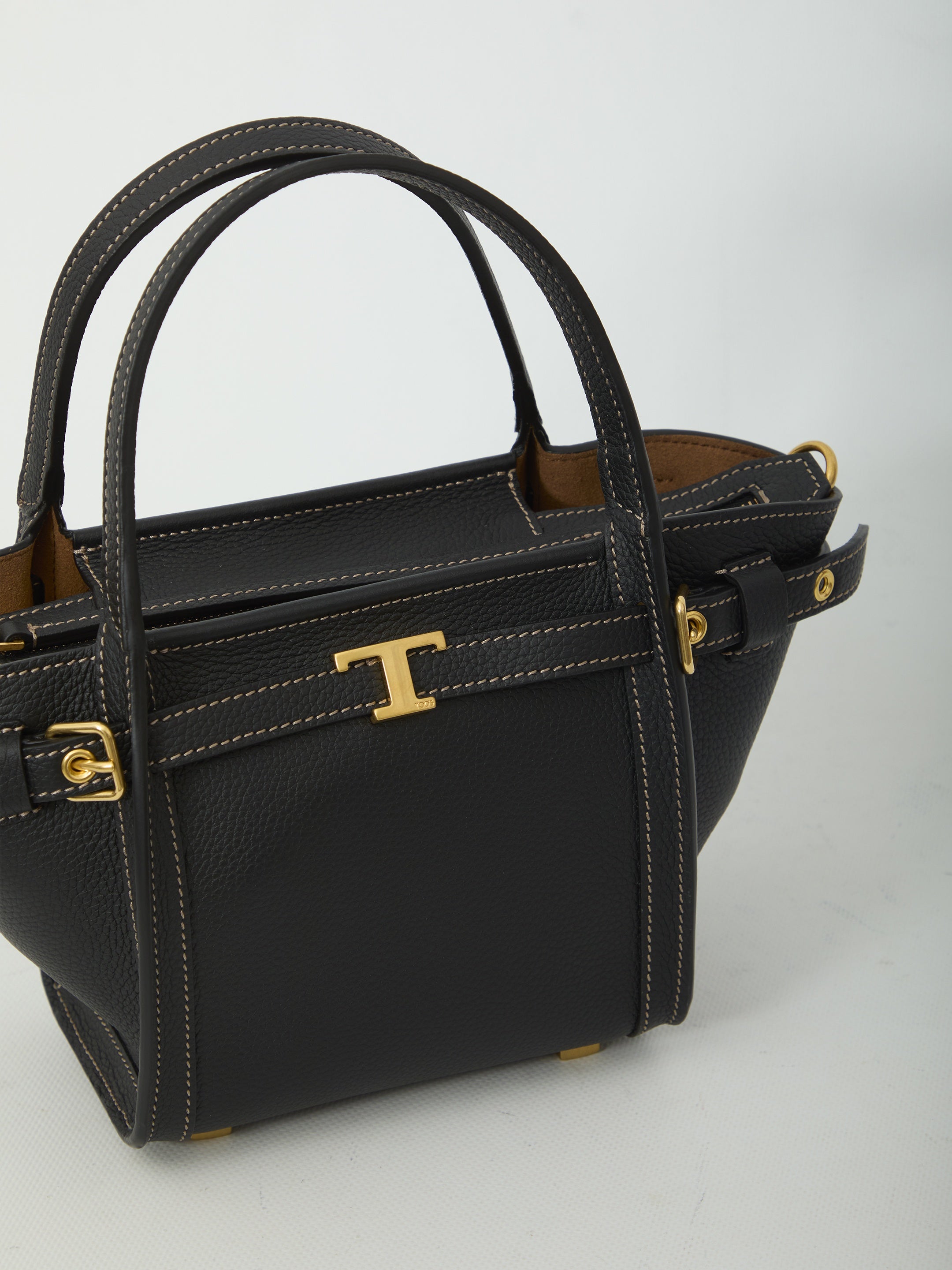 Tod's-OUTLET-SALE-Mini leather shopping bag-ARCHIVIST