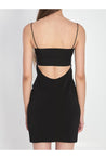 Alexander Wang-OUTLET-SALE-Mini slip dress with Cami band-ARCHIVIST