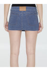 Alexander Wang-OUTLET-SALE-Miniskirt in denim trompe-l'oeil-ARCHIVIST