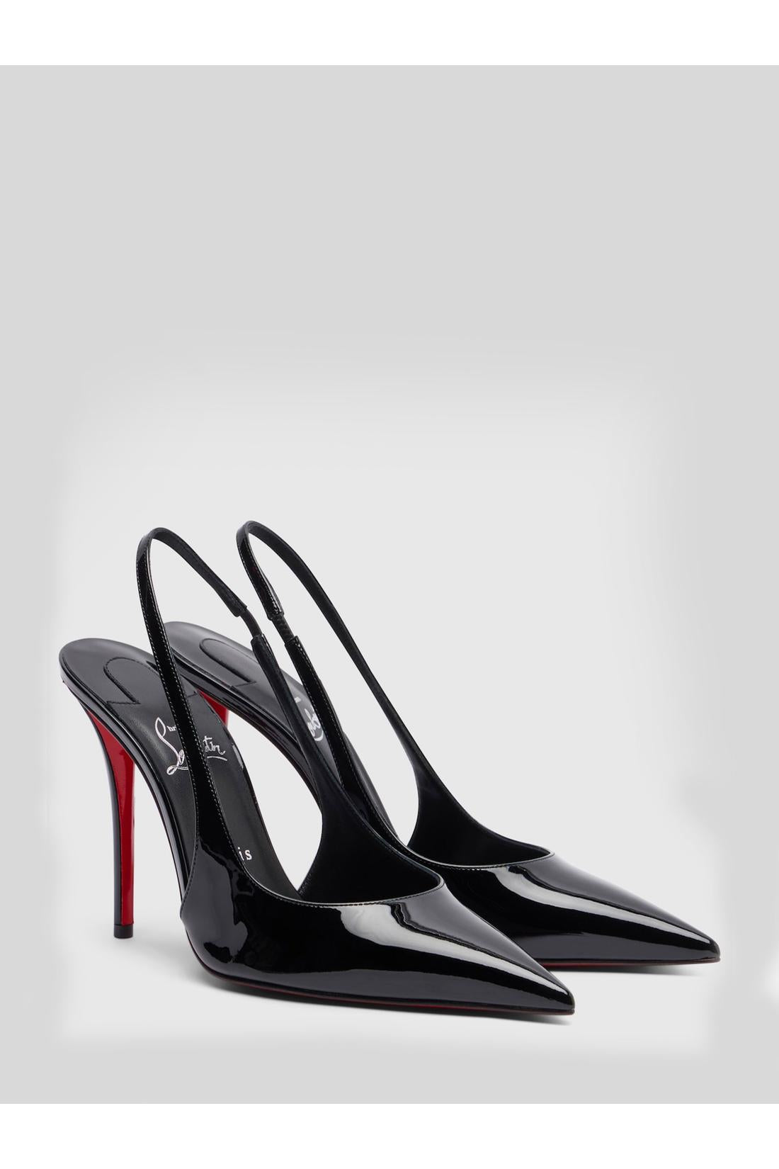 Christian Louboutin-OUTLET-SALE-Miss Z 100 sling back pumps-ARCHIVIST