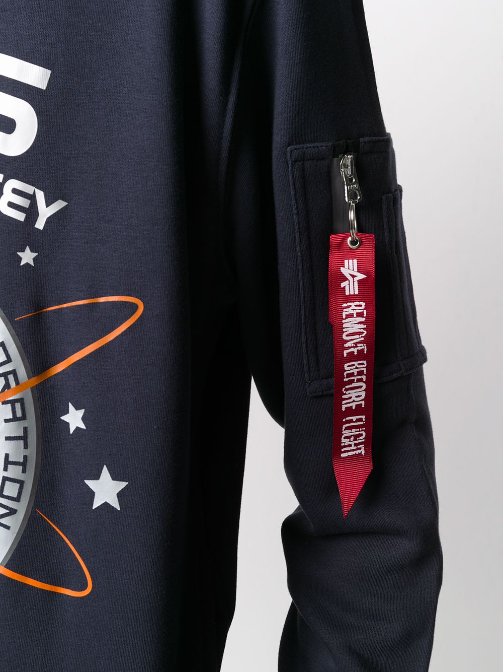 Alpha Industries-OUTLET-SALE-Mission To Mars Hoody Sweatshirt-ARCHIVIST