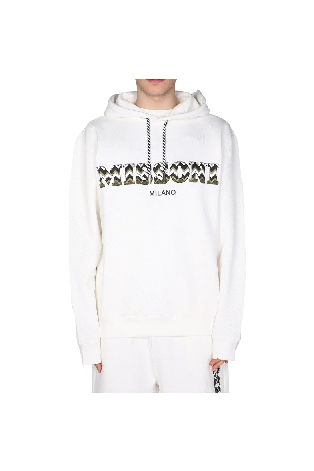 MISSONI-OUTLET-SALE-Missoni Logo Hooded Sweatshirt-ARCHIVIST