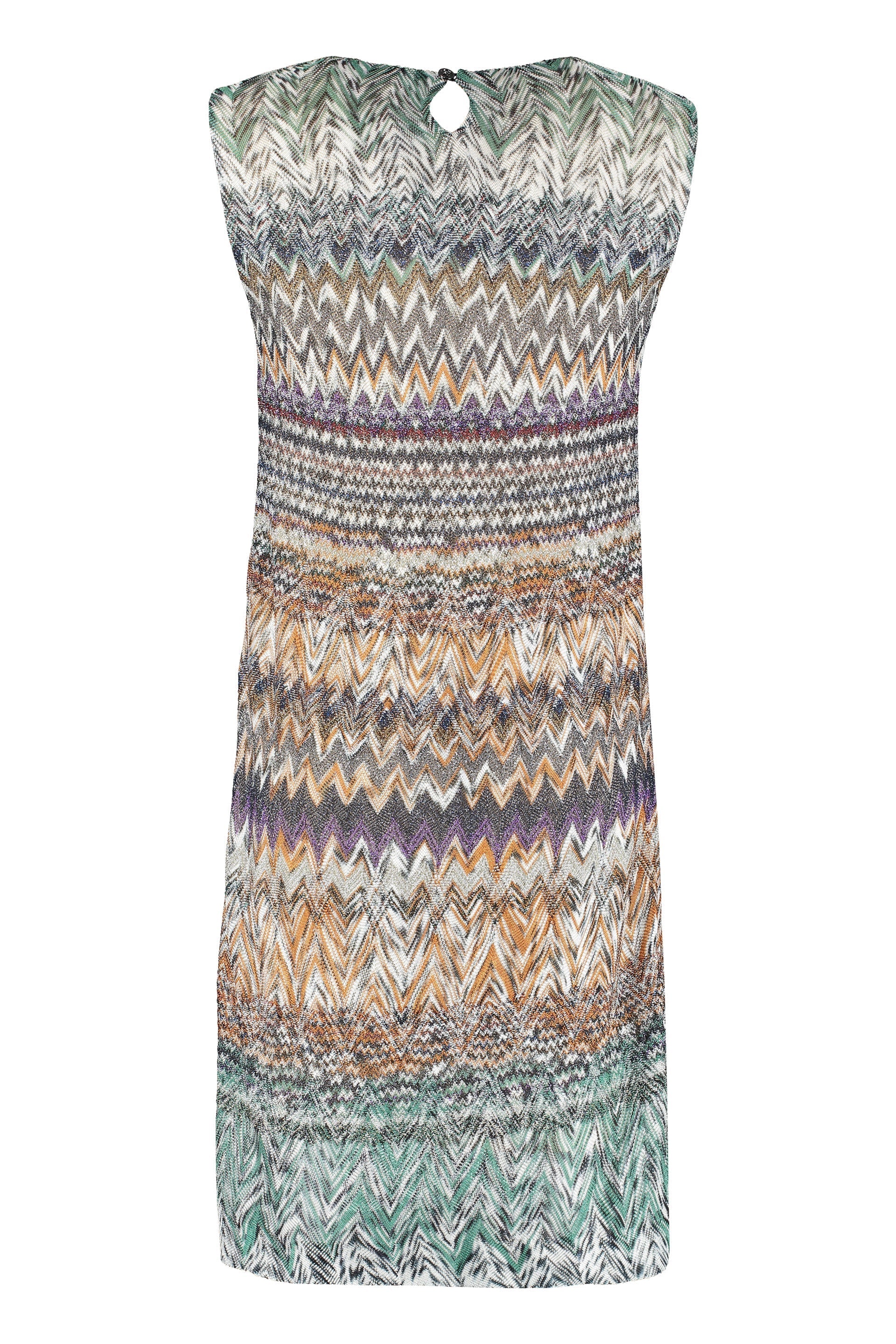 Chevron knit dress-Missoni-OUTLET-SALE-44-ARCHIVIST