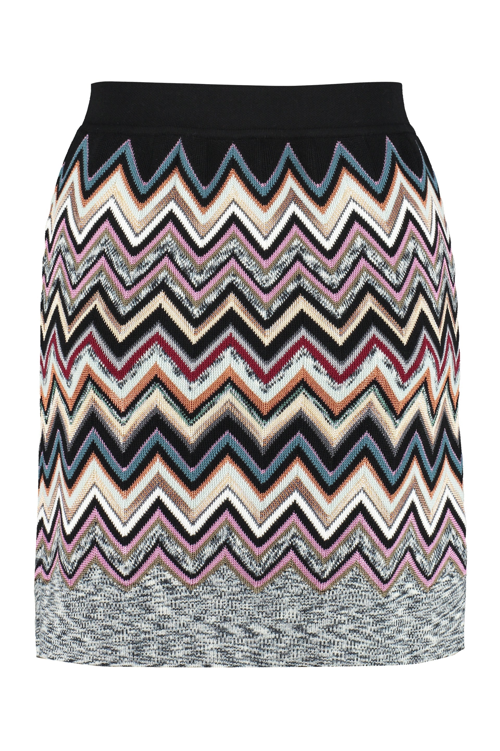 Chevron knit miniskirt-Missoni-OUTLET-SALE-40-ARCHIVIST