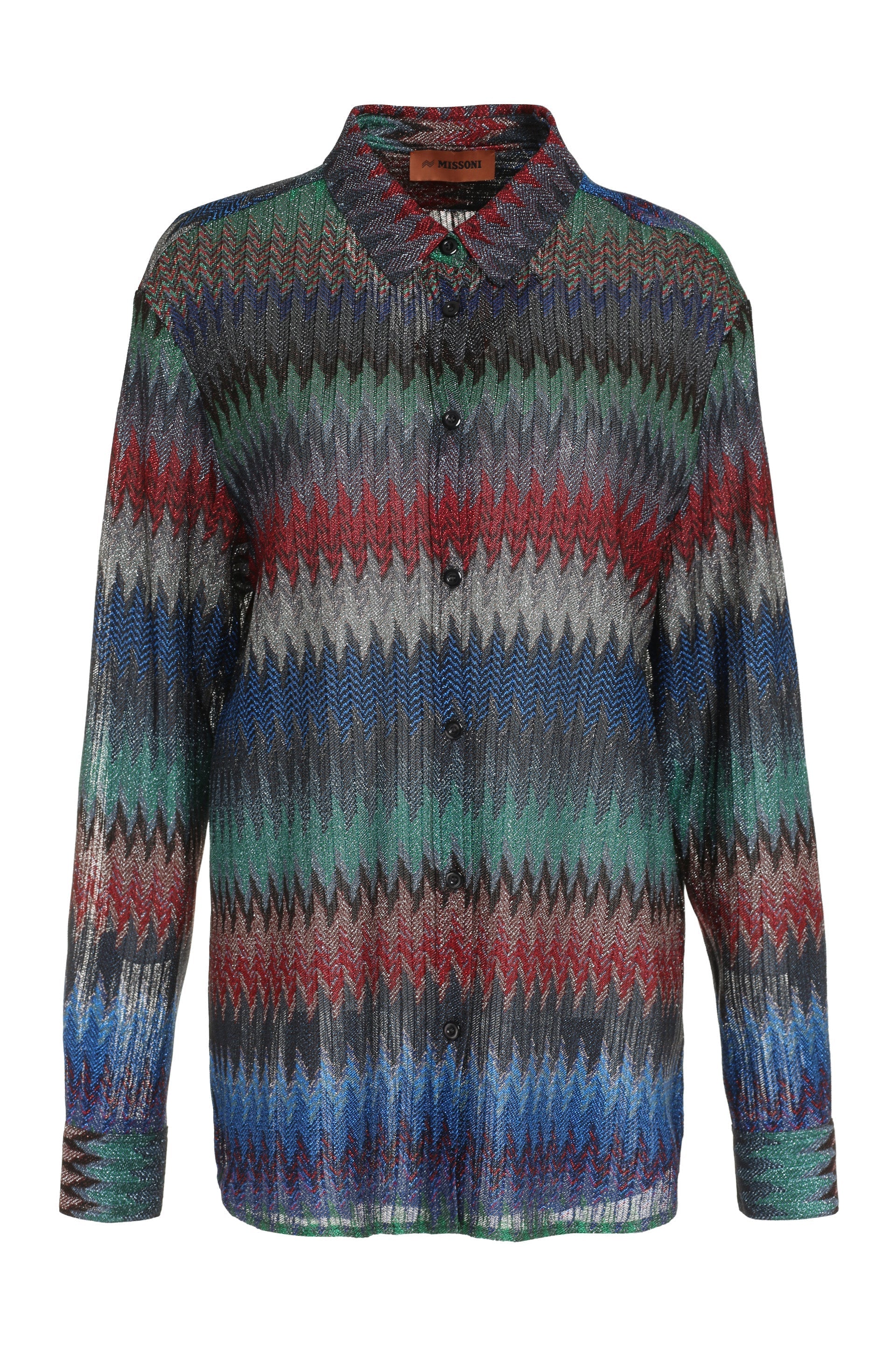 Chevron knit shirt-Missoni-OUTLET-SALE-40-ARCHIVIST