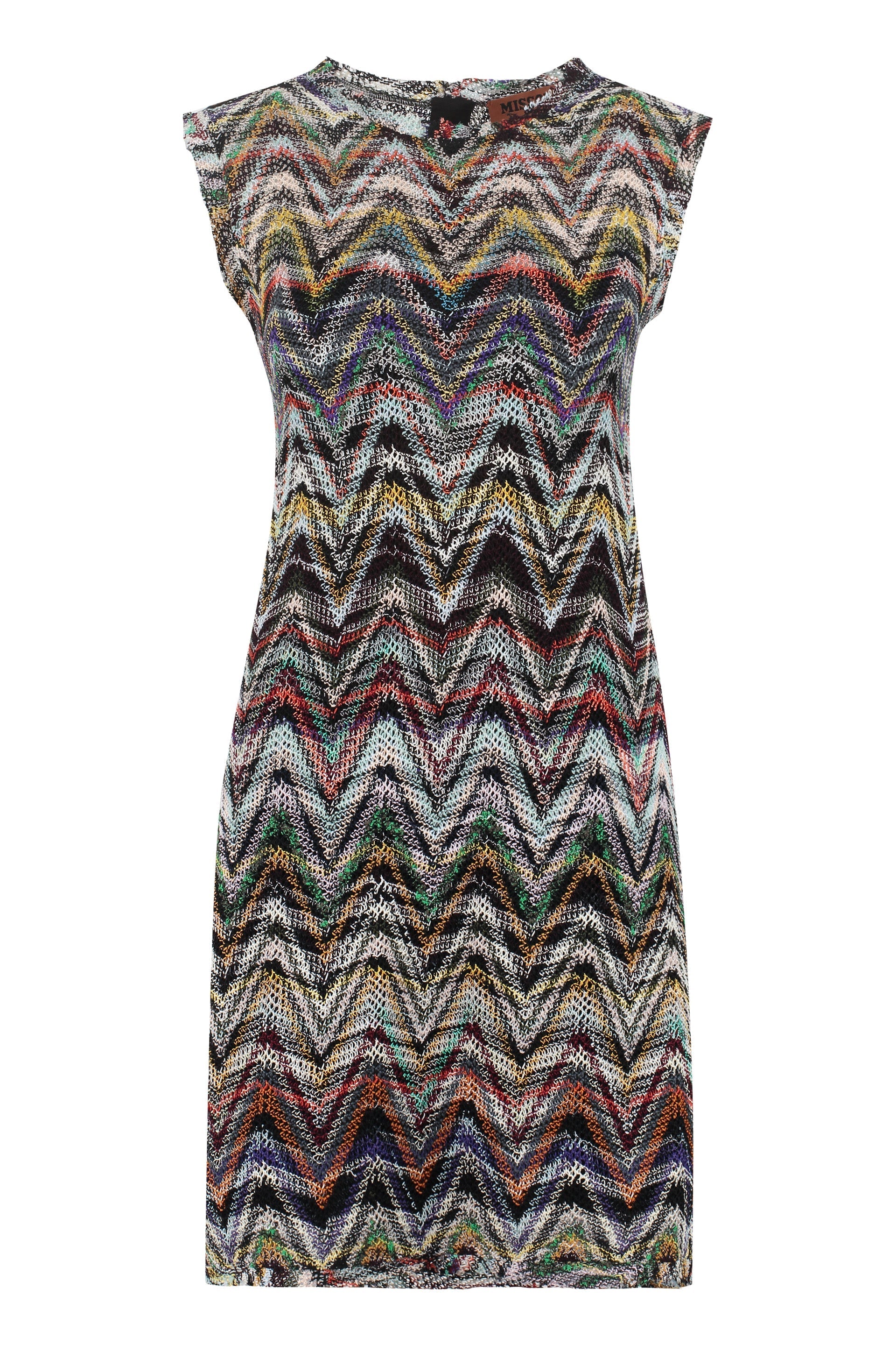 Chevron-motif knitted dress-Missoni-OUTLET-SALE-40-ARCHIVIST