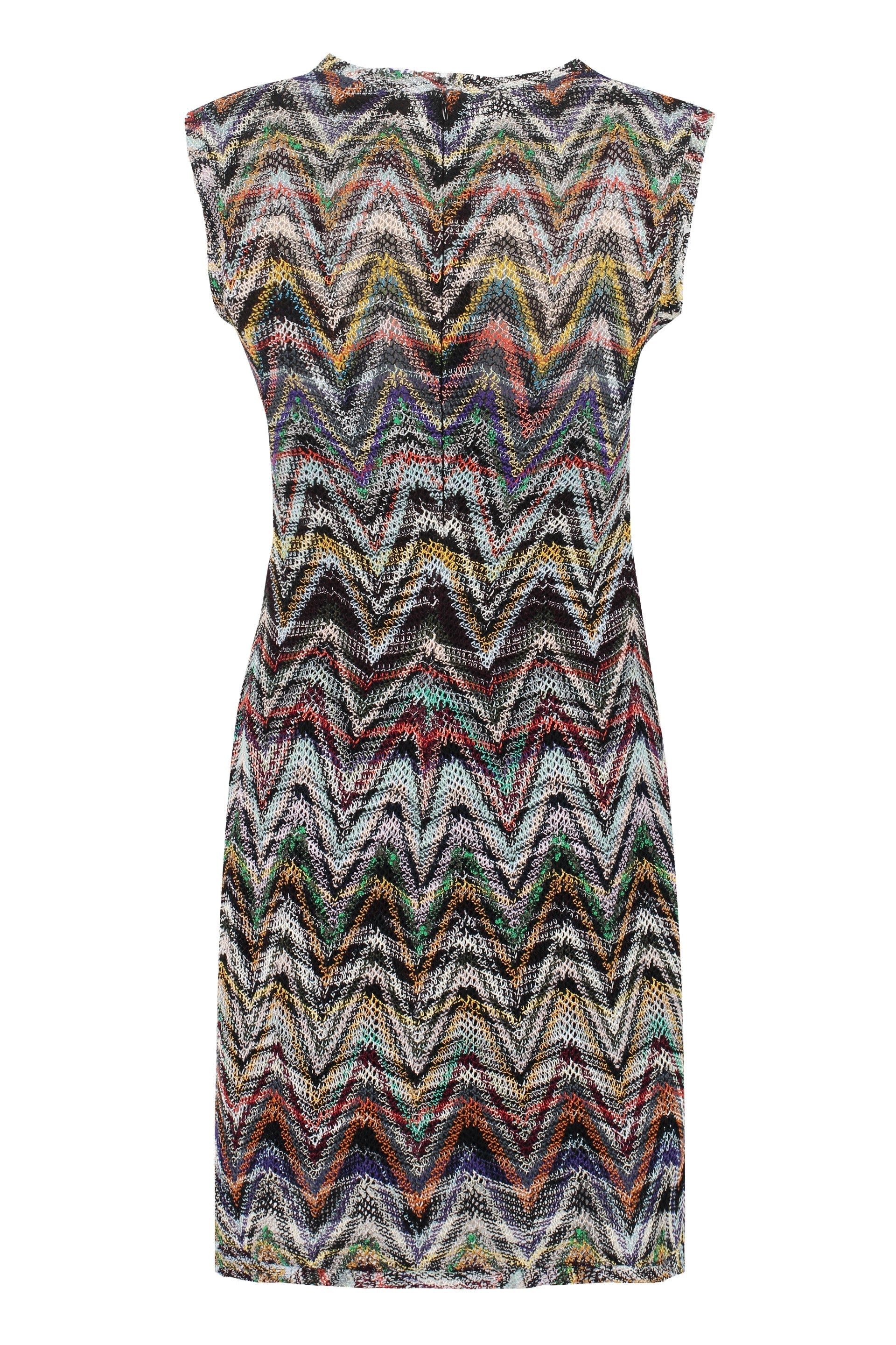 Chevron-motif knitted dress-Missoni-OUTLET-SALE-ARCHIVIST