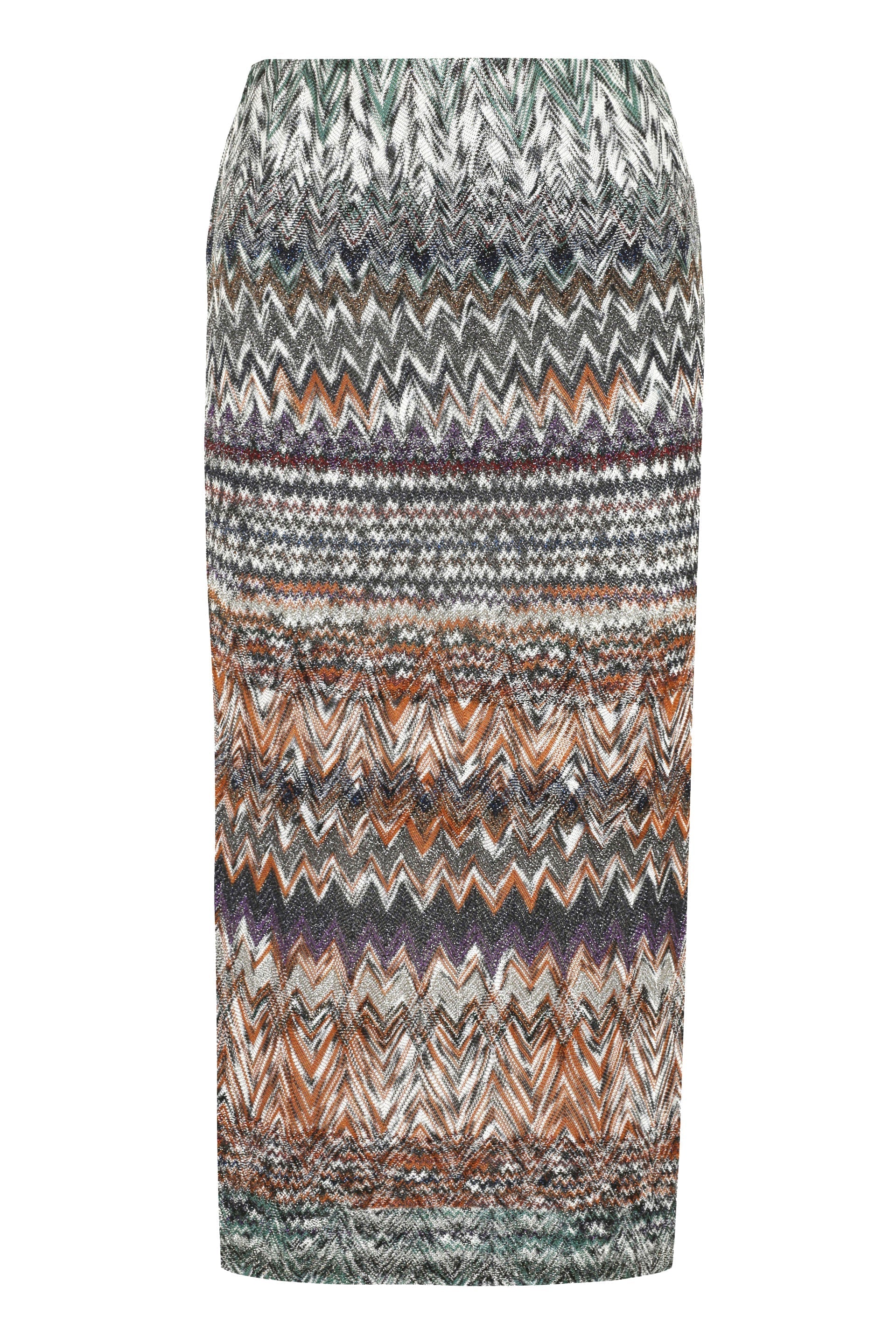 Chevron motif knitted skirt-Missoni-OUTLET-SALE-ARCHIVIST