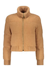 Wool-blend bomber jacket