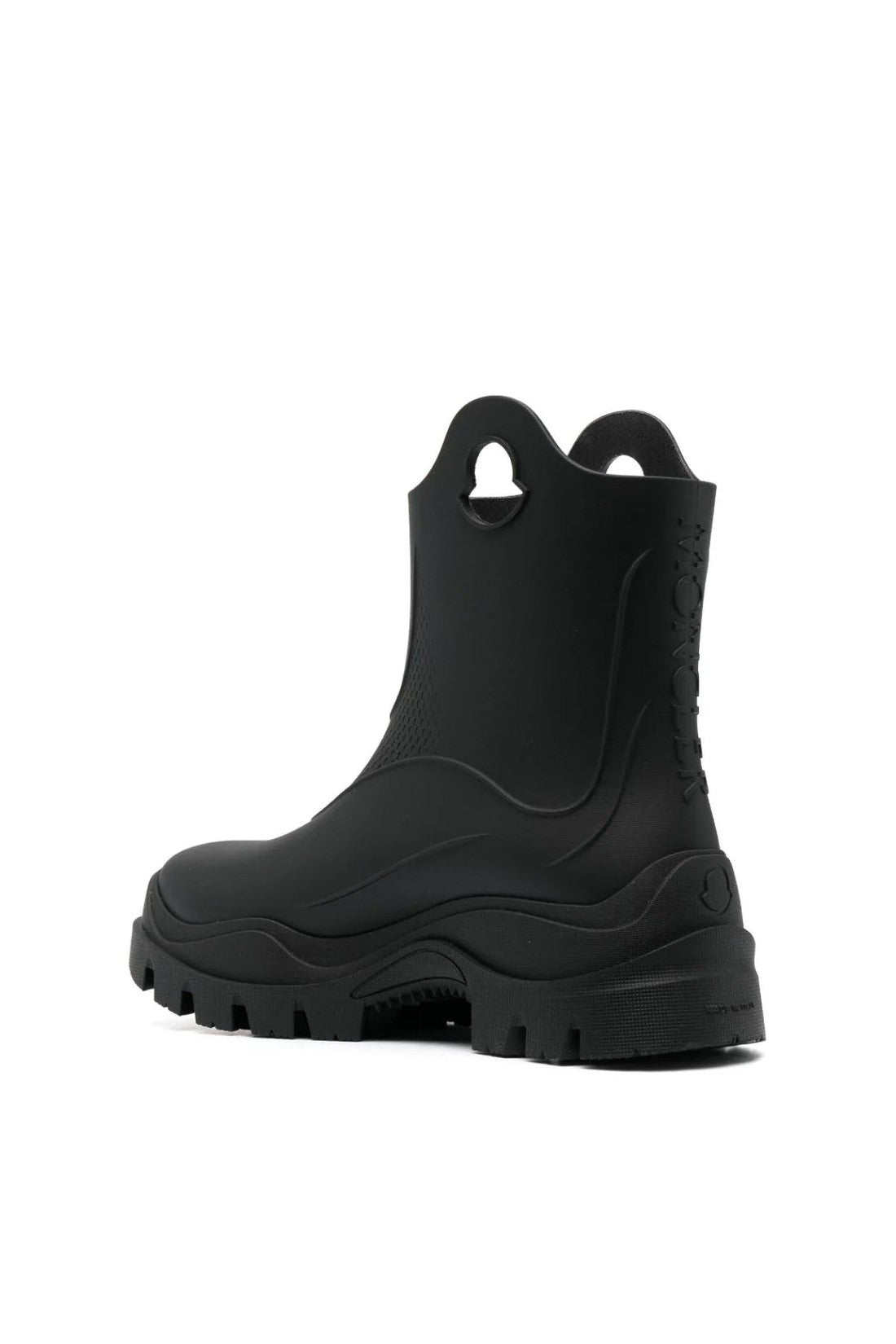 Moncler-OUTLET-SALE-Misty Logo Round Toe Rain Boots-ARCHIVIST