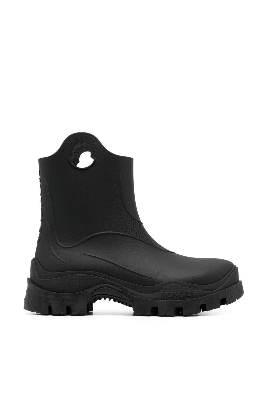 Moncler-OUTLET-SALE-Misty Logo Round Toe Rain Boots-ARCHIVIST