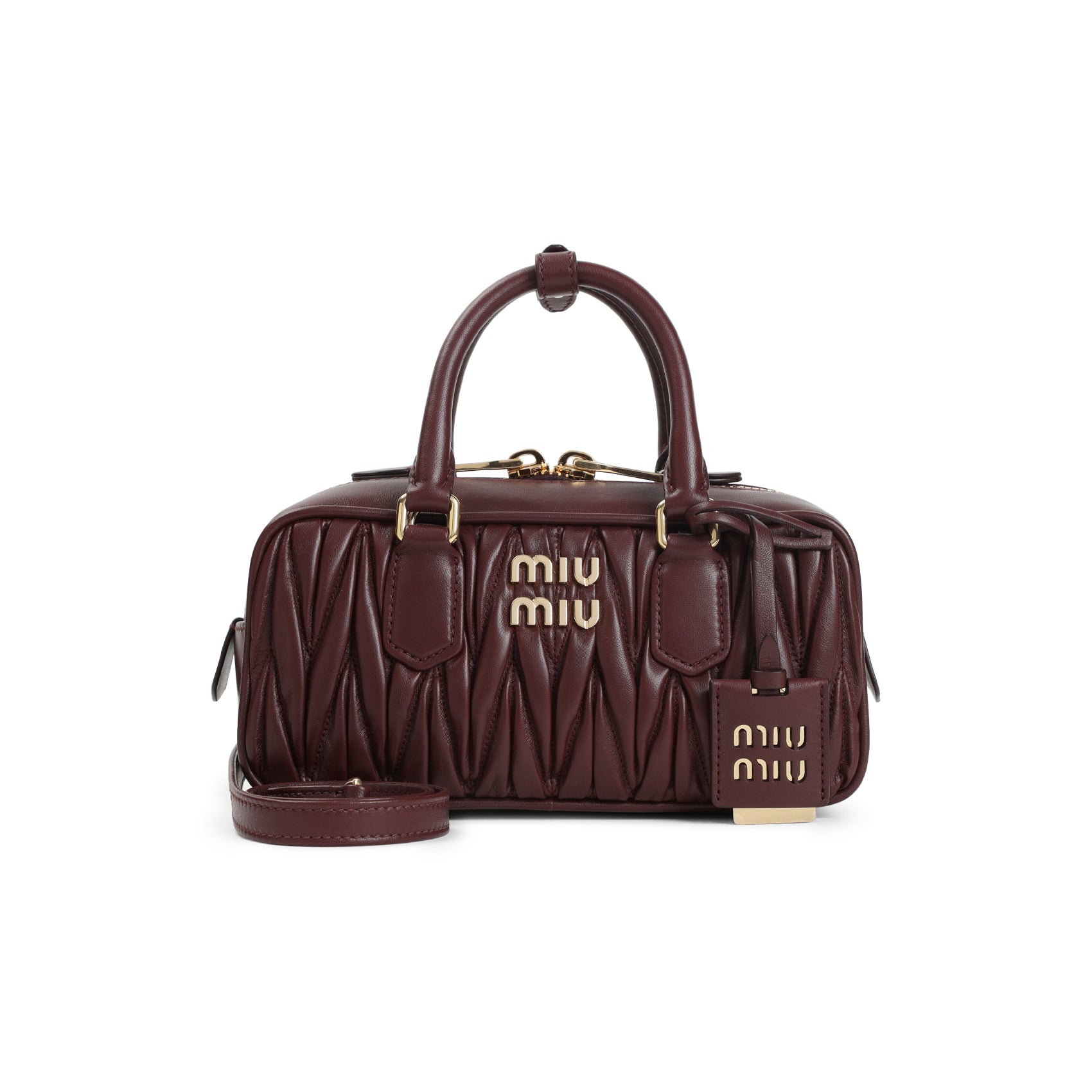 Miu Miu-OUTLET-SALE-Miu Miu Lamb Leather Handbag-ARCHIVIST