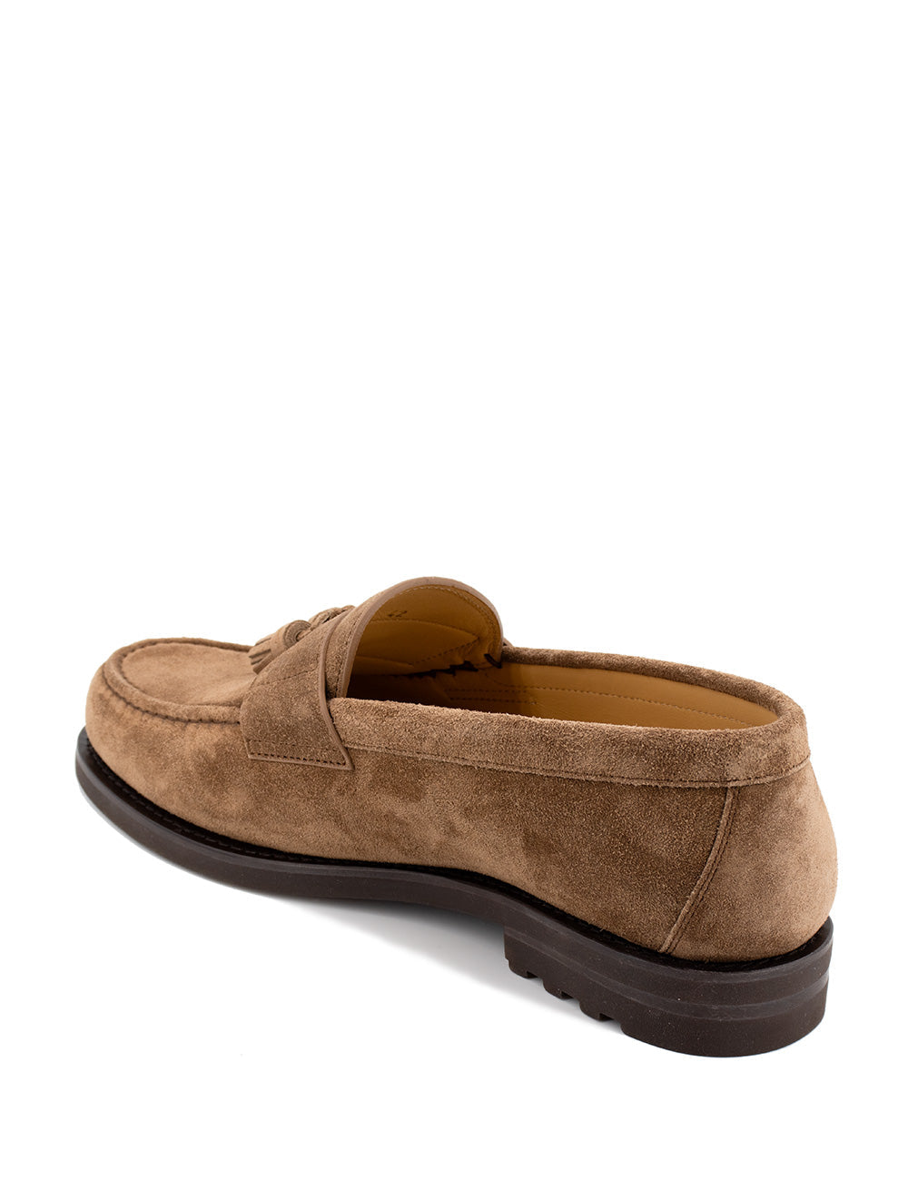 BRUNELLO CUCINELLI-OUTLET-SALE-Moccasin Braun-ARCHIVIST