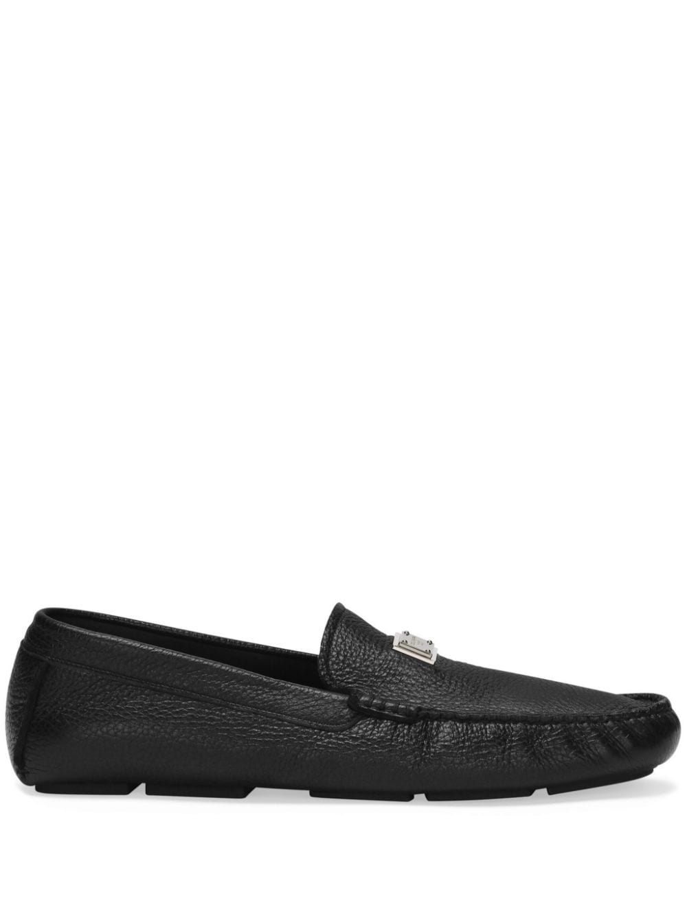 Dolce & Gabbana-OUTLET-SALE-Moccasins SCHWARZ-ARCHIVIST