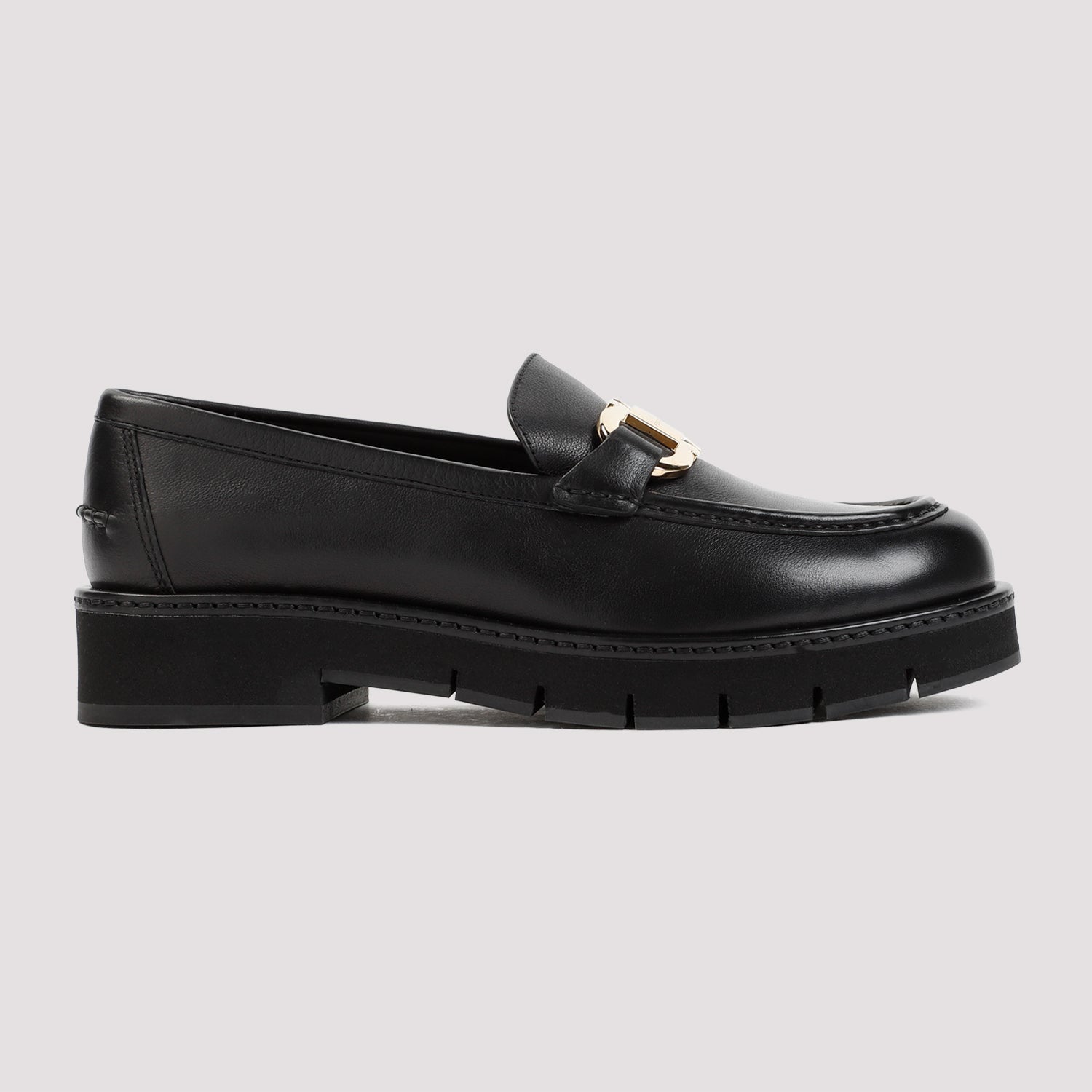 Ferragamo-OUTLET-SALE-Moccasins SCHWARZ-ARCHIVIST