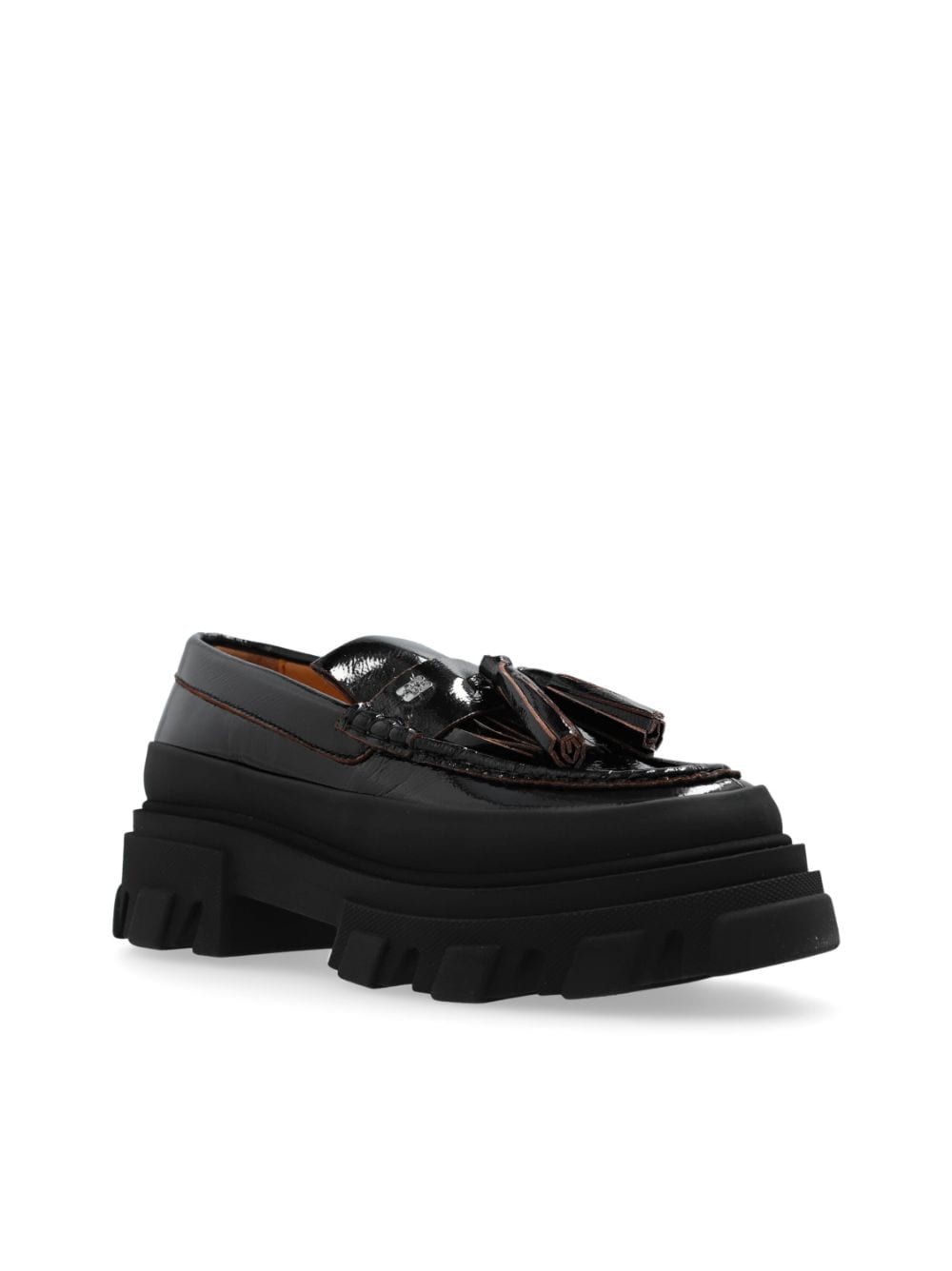 GANNI-OUTLET-SALE-Moccasins SCHWARZ-ARCHIVIST