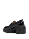 Stuart Weitzman-OUTLET-SALE-Moccasins SCHWARZ-ARCHIVIST