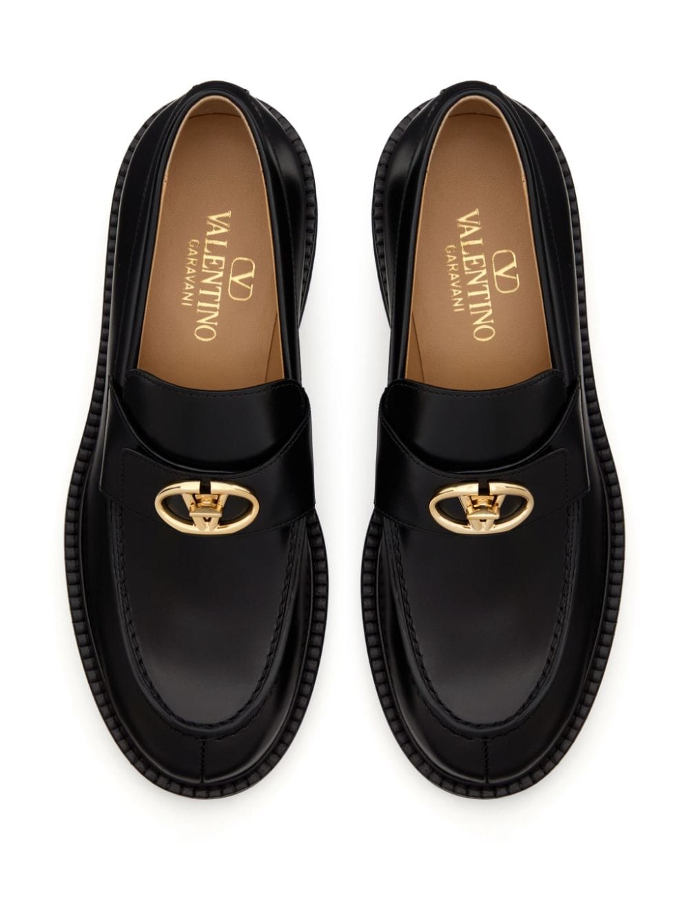 Valentino Garavani-OUTLET-SALE-Moccasins SCHWARZ-ARCHIVIST