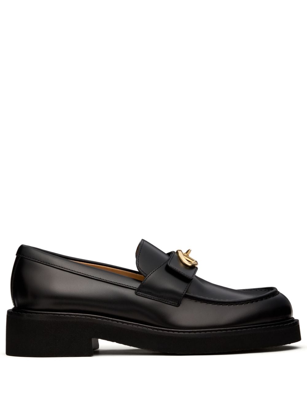 Valentino Garavani-OUTLET-SALE-Moccasins SCHWARZ-ARCHIVIST