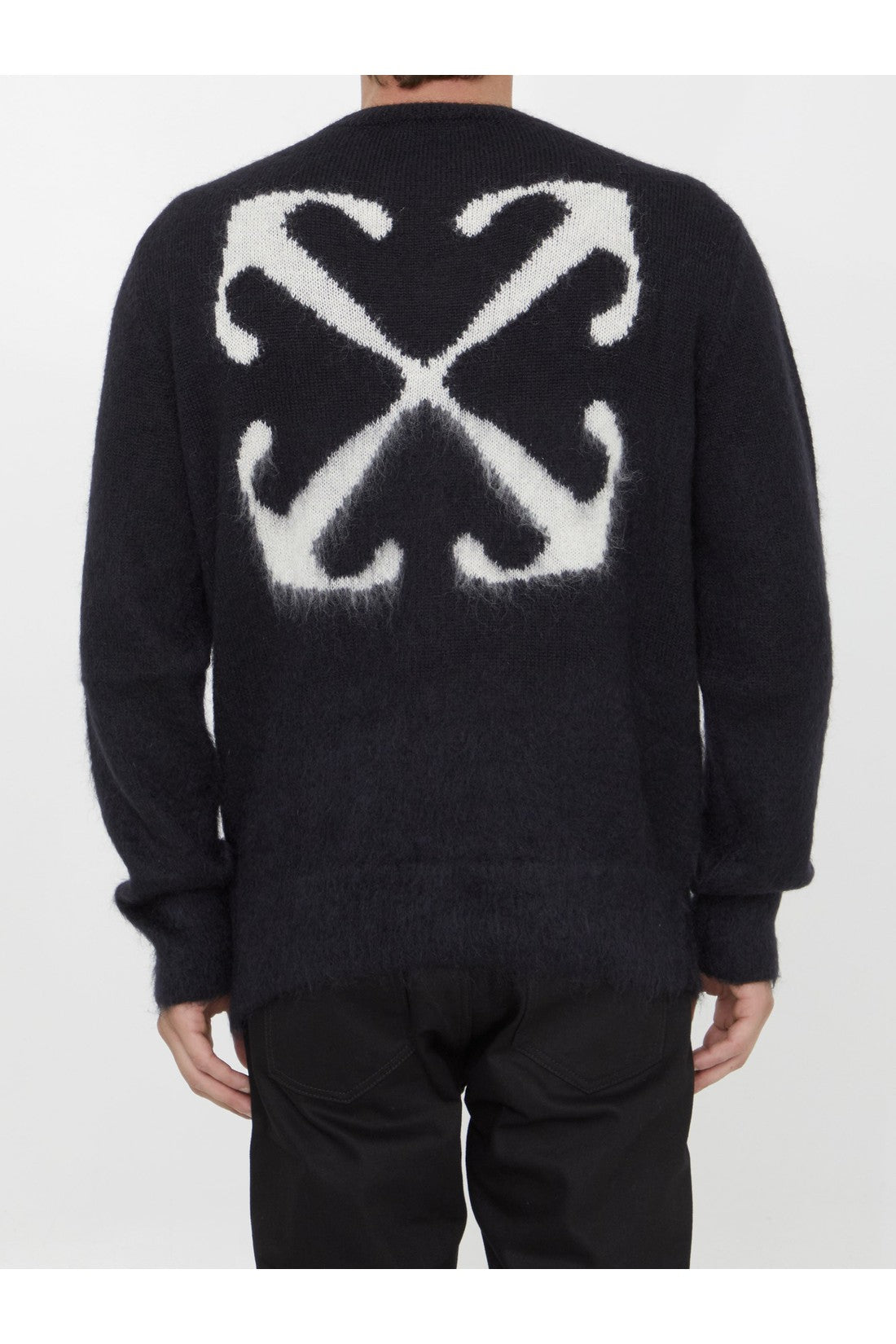 OFF WHITE-OUTLET-SALE-Mohair Arrow jumper-ARCHIVIST