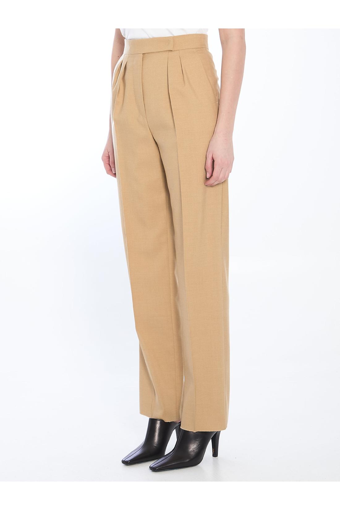 Max Mara-OUTLET-SALE-Mohair, wool and silk trousers-ARCHIVIST