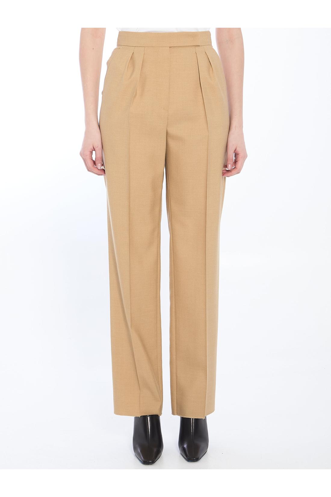 Max Mara-OUTLET-SALE-Mohair, wool and silk trousers-ARCHIVIST