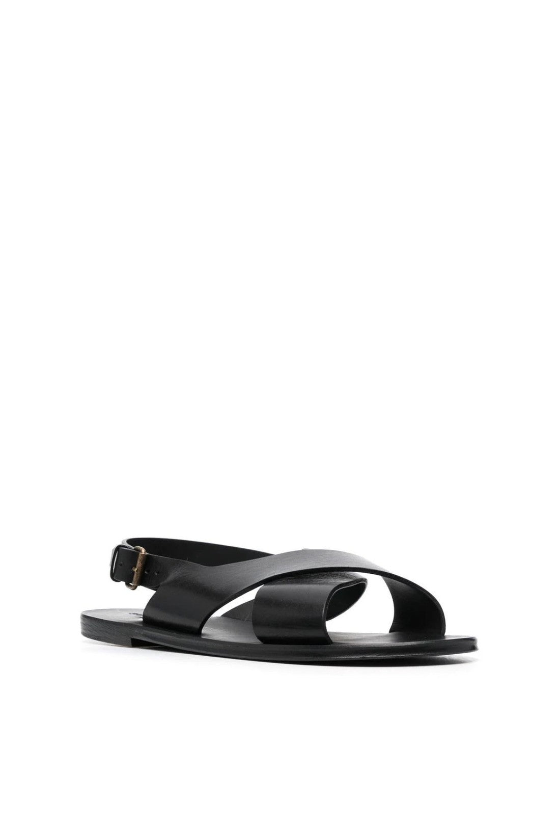 Saint Laurent-OUTLET-SALE-Mojave Crisscross Leather Sandals-ARCHIVIST