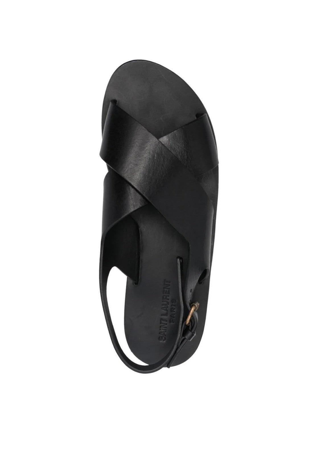 Saint Laurent-OUTLET-SALE-Mojave Crisscross Leather Sandals-ARCHIVIST