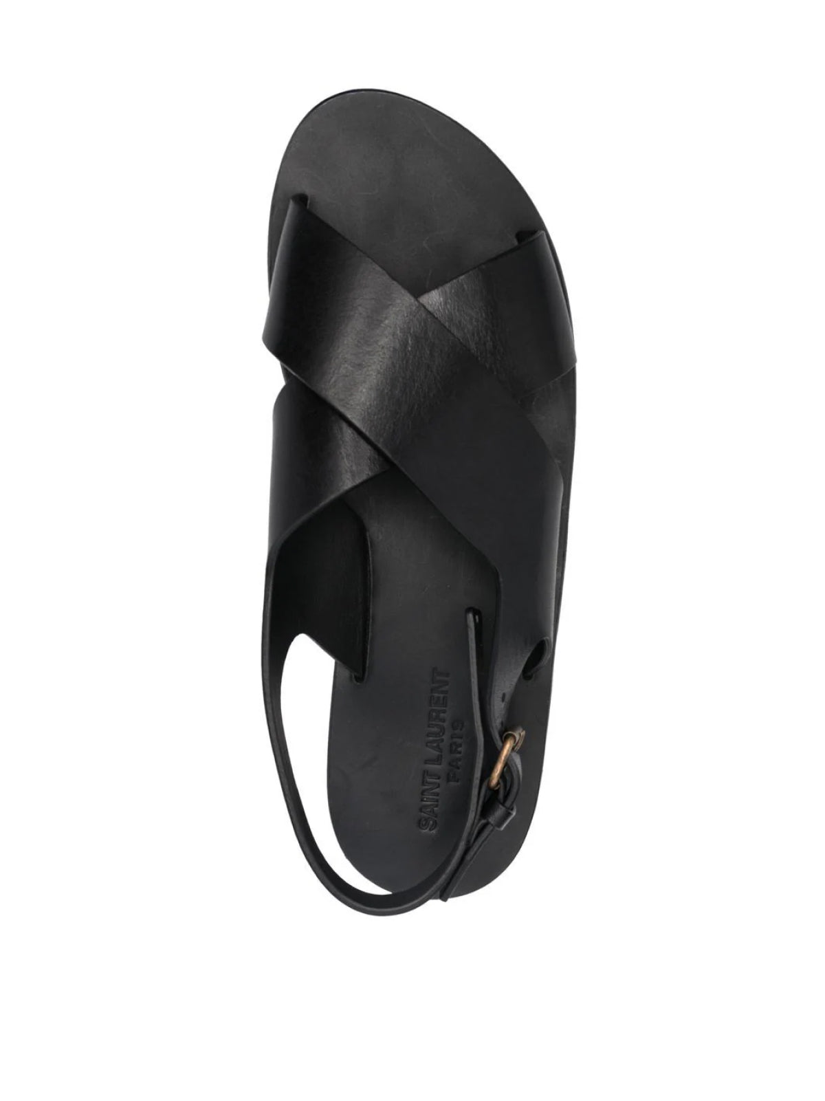 Saint Laurent-OUTLET-SALE-Mojave Crisscross Leather Sandals-ARCHIVIST